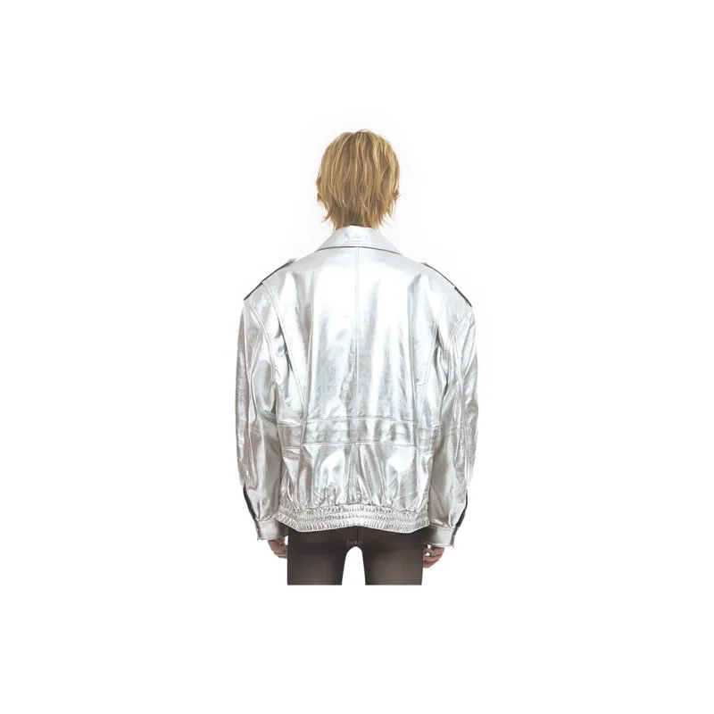 OSOI Jackets Coats Unisex Silver White-4