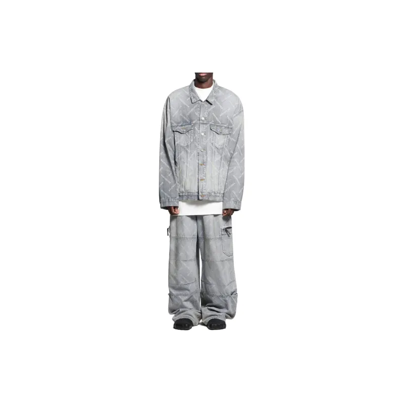 Balenciaga Denim Cargo Pants-5