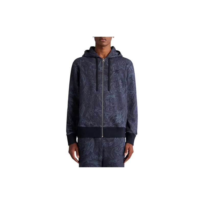 ETRO Paisley Printed Drawstring Hoodie-2