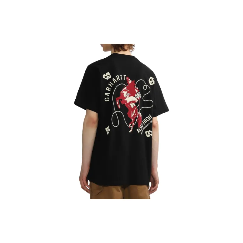 Carhartt WIP T Shirts Men Black-3