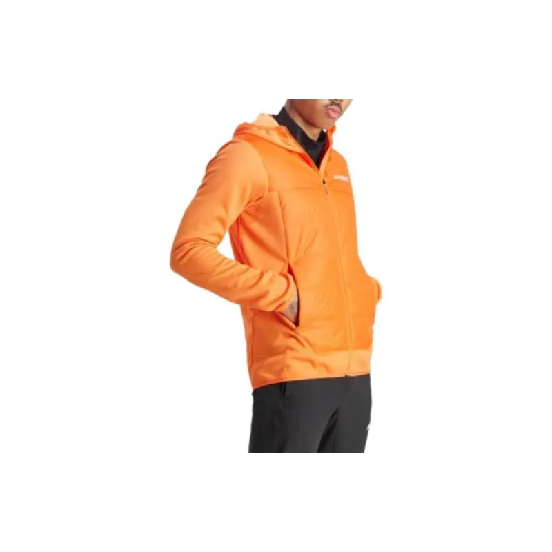 Adidas TERREX MULTI HYBRID INSULATED HOODED JACKET Jackets Coats Men's Semi-Impact Orange-2