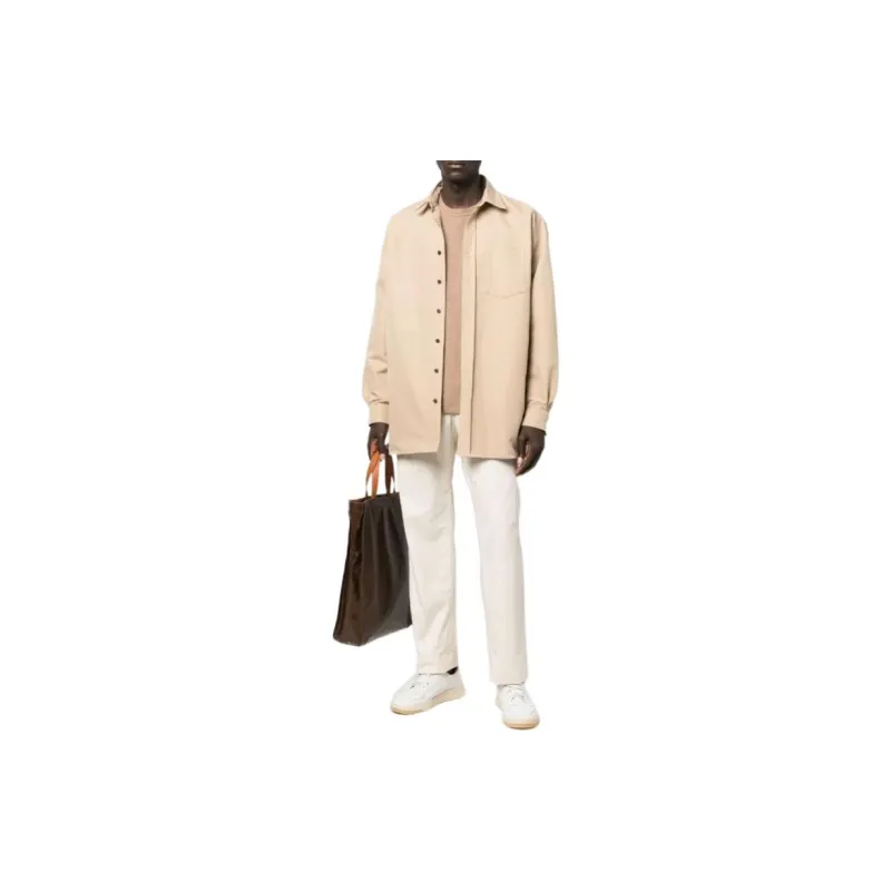 A.P.C Elasticated Waistband Straight Leg Trousers-1