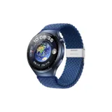 [Woven Loop Buckle]Blue-Silver-Tone Buckle