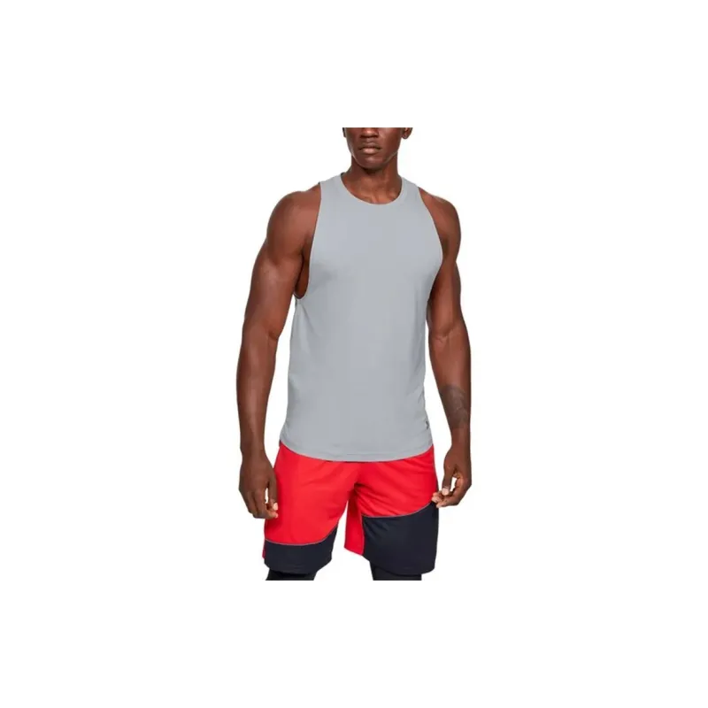 Under Armour Basketball Jerseys Men's Modern Gray-2