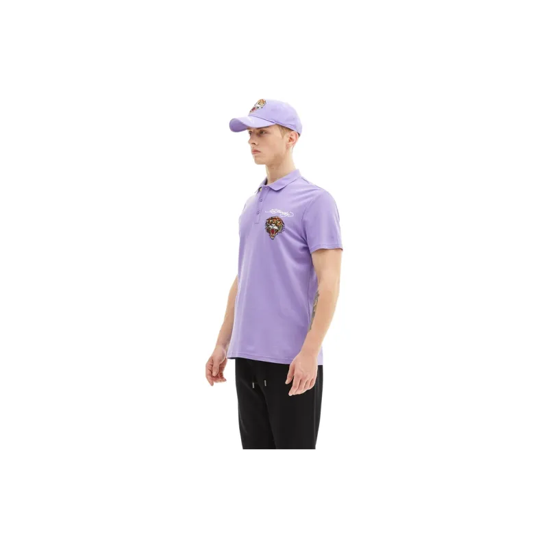 Ed Hardy Classic Classic Series Polo Shirts Men Lilac-4