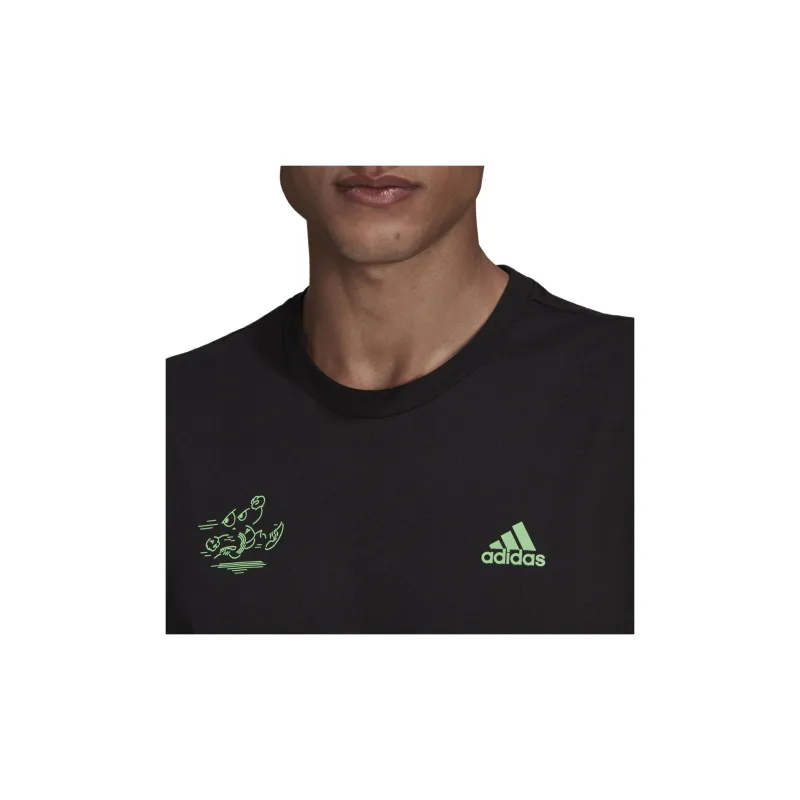 Adidas T Shirts Men Black-5