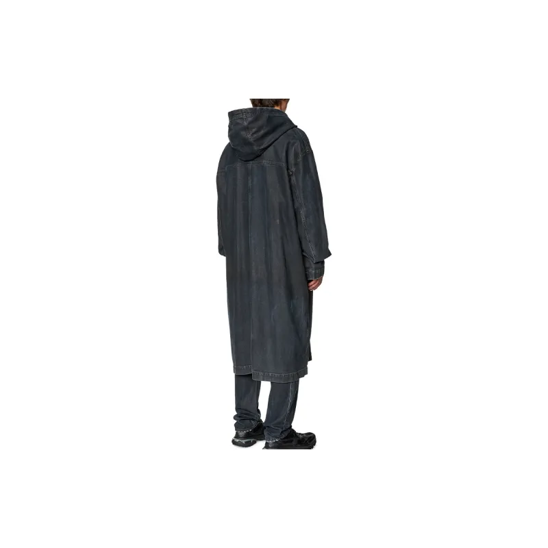 DIESEL Denim Jackets Men Black-3