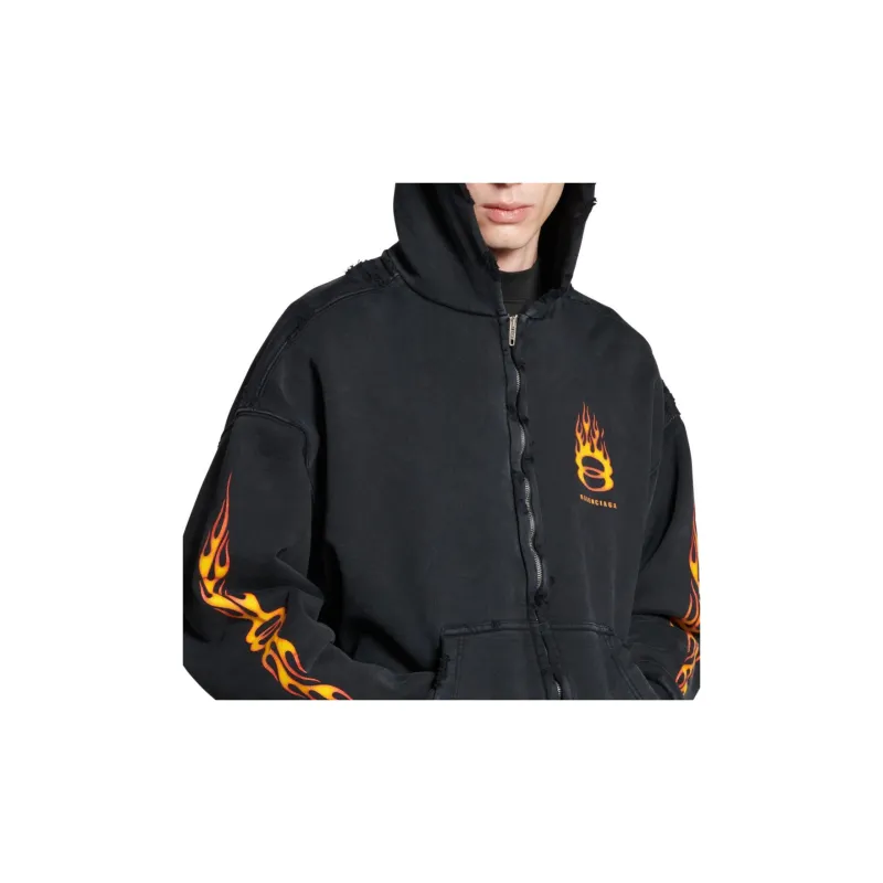 Balenciaga Zip Up Hoodie-5