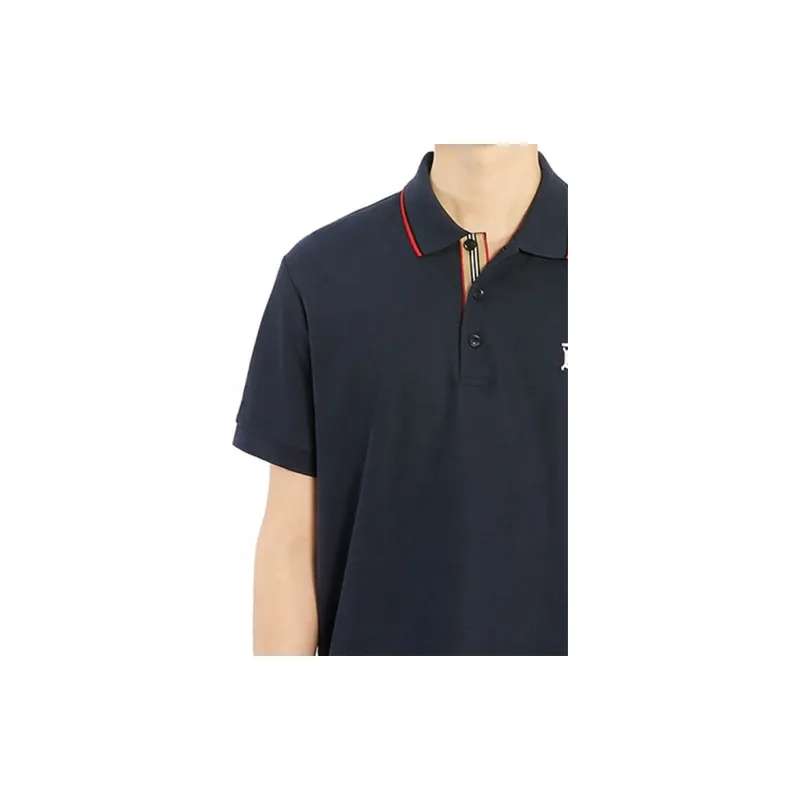 Burberry Monogram Motif Piqué Cotton Polo Shirt-5