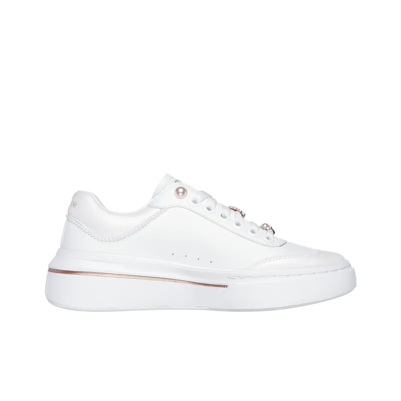 Skechers Cordova Classic Anti-Slip Wear-Resistant Low-Top Skateboard Shoes Women's White-1
