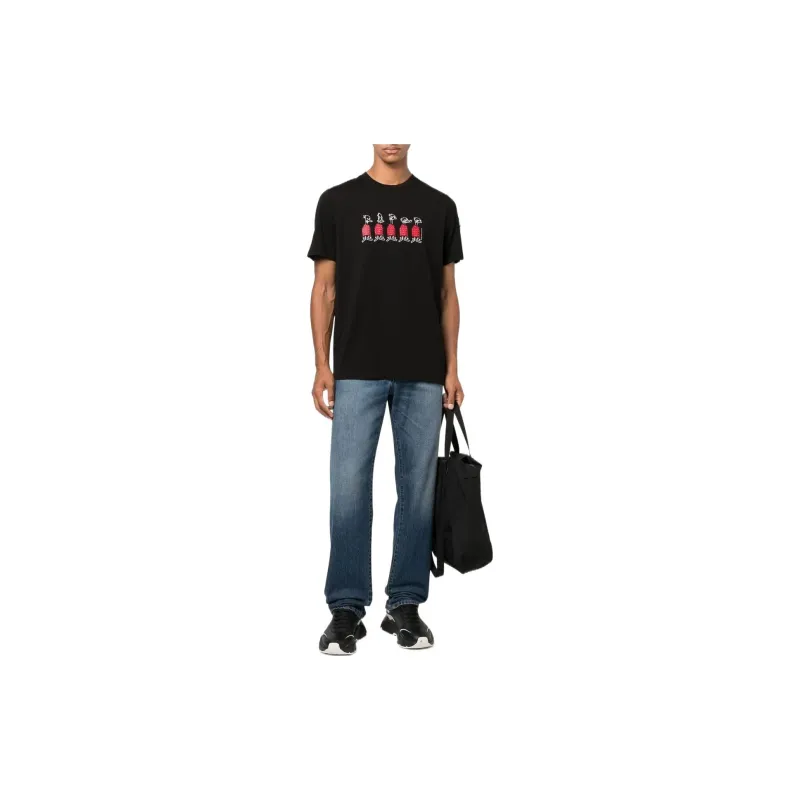 Moncler SS22 T Shirts Men Black-1