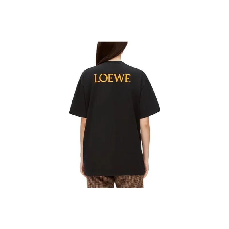 LOEWE x HAERDEYIDONGCHENGBAO LIANMINGKUAN LOEWE X Howl's Moving Castle T-Shirt Unisex Multicolor-4