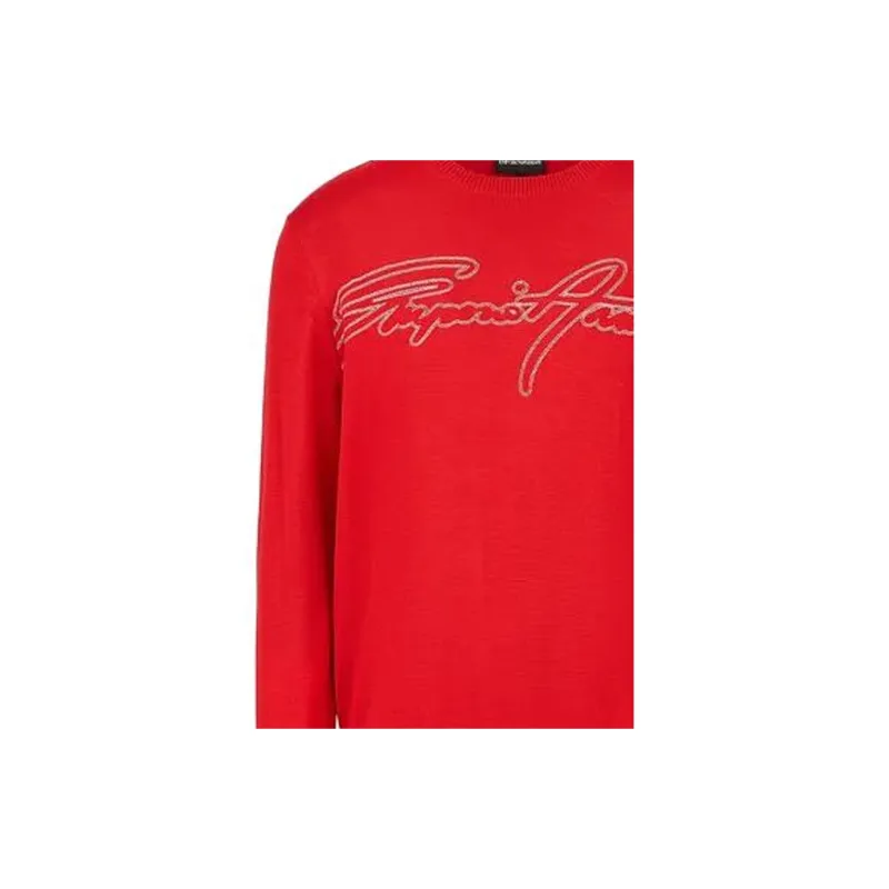 EMPORIO ARMANI Sweaters Men Red-4