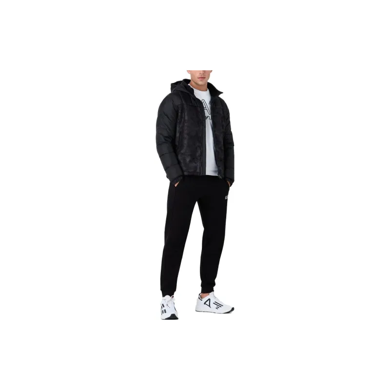 EMPORIO ARMANI EA7 FW23 Puffer Jacket Men's Black-4