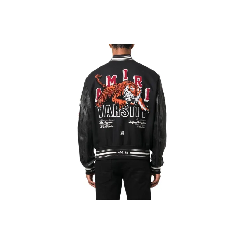 AMIRI Vintage Patch Varsity Bomber Jacket-3
