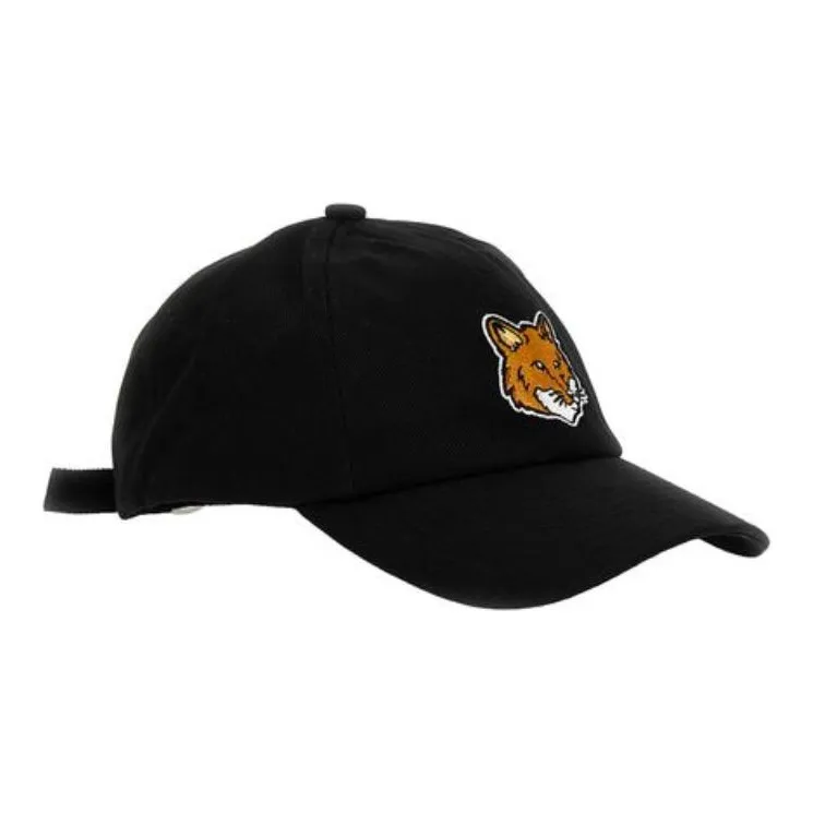 Maison Kitsune Logo Embroidered Baseball Cap-2
