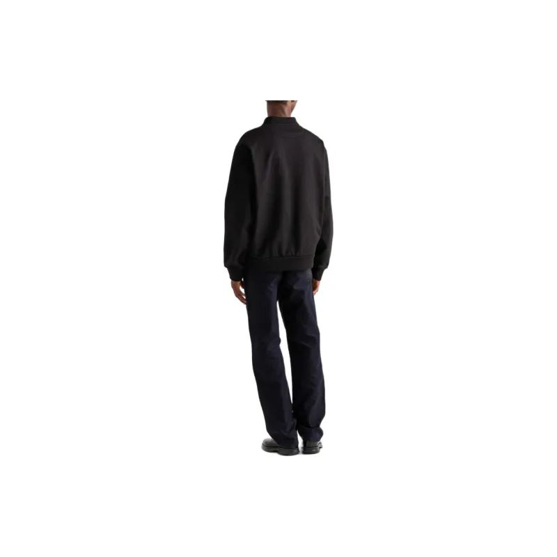 PRADA Polo Shirts Men Black-2
