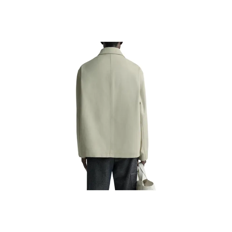 ZARA Parka Coats Men Sand-3