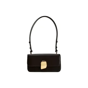 ZARA PU Shoulder Bag Small Size Women's Black