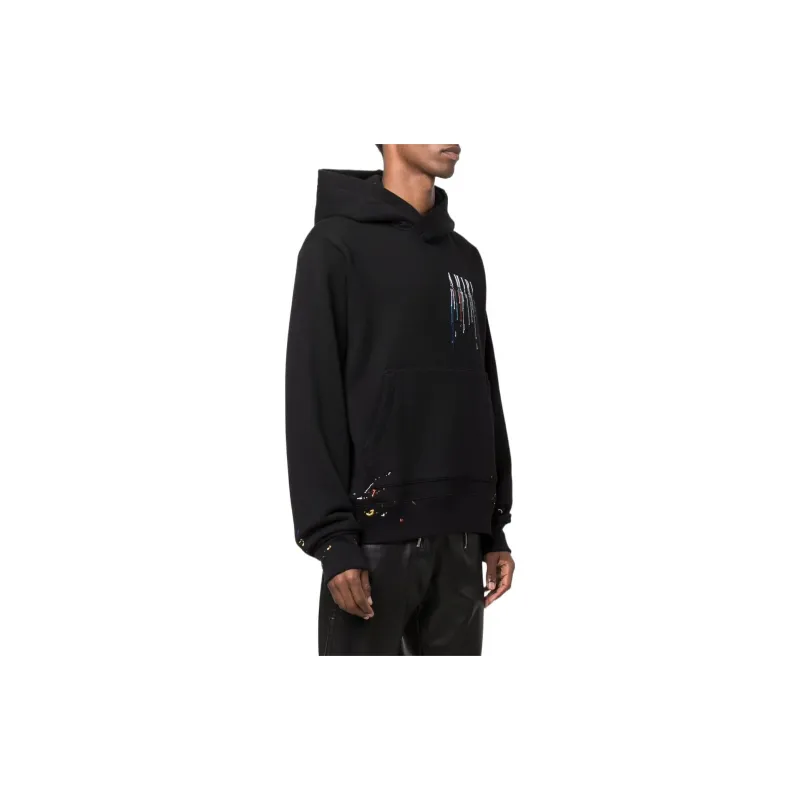 AMIRI Embroidered Paint Drip Core Logo Hoodie-2