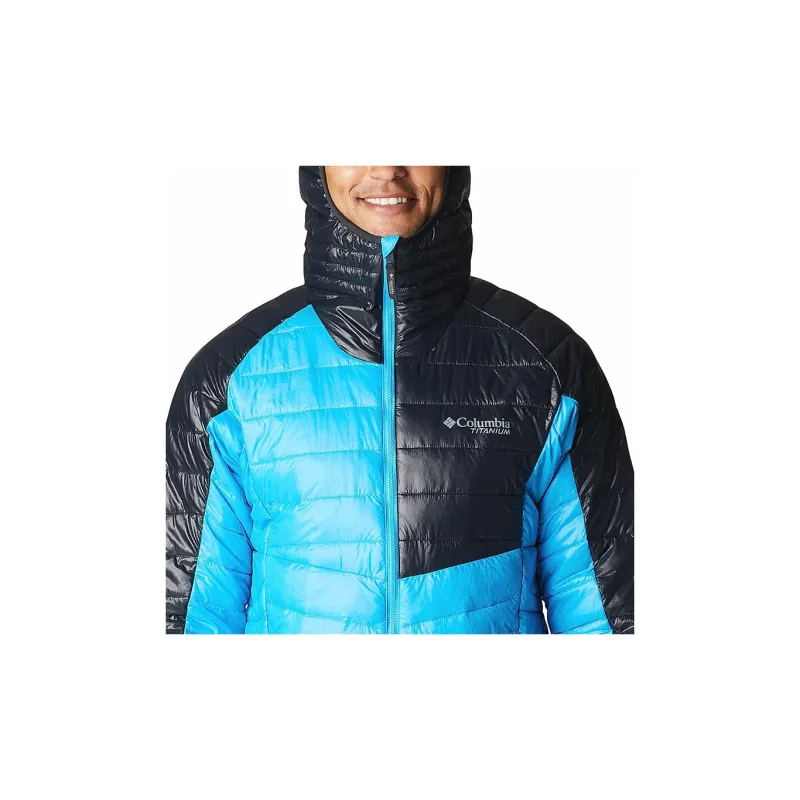 Columbia Platinum Peak Hooded Jacket Jacket Men's Blue-3