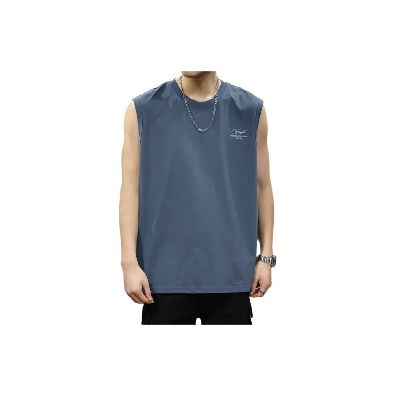 Tonlion Tank Tops Men Ink Blue-1