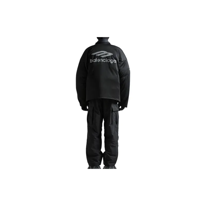 Balenciaga FW24 T Shirt Men's Loose Fit Style Black-4