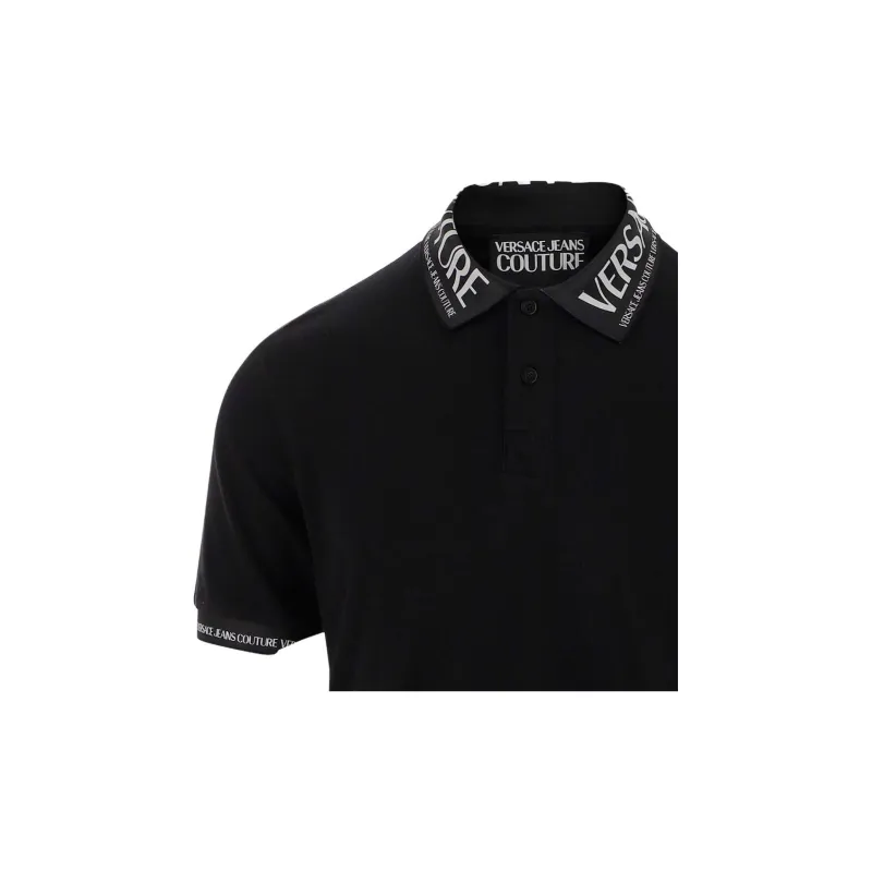 VERSACE JEANS COUTURE Polo Shirt Men's Black-2