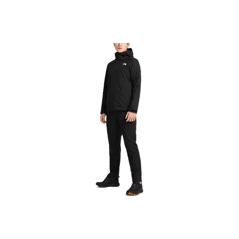 THE NORTH FACE City Outdoor Collection Hiking Water Resistant Windproof Breathable Windbreaker Jacket Men's Black-2