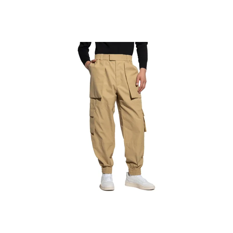 Alexander McQueen Cotton Cargo Trousers-3