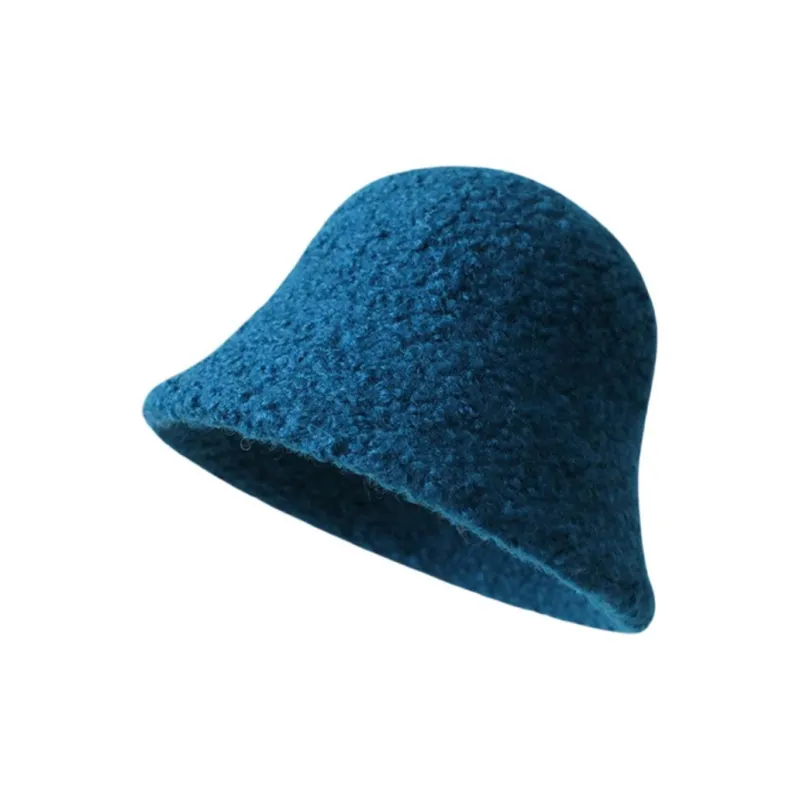 JEANSWEST Wool Blend Bucket Hats Unisex-24