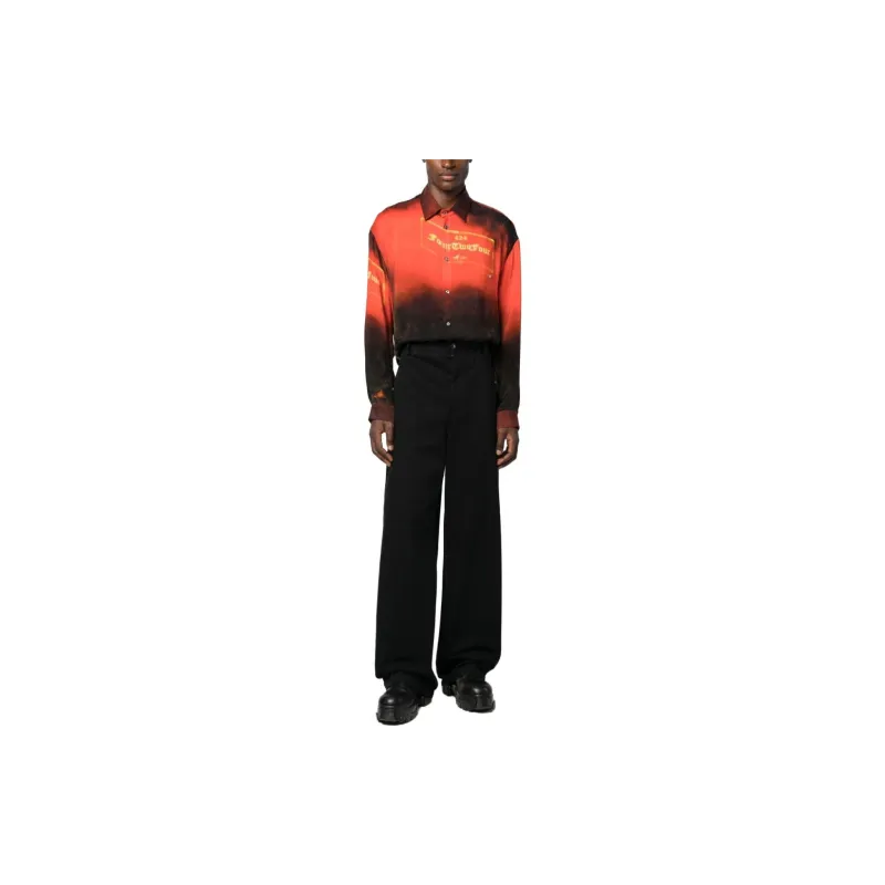 424 Graphic print Button up Shirt-1