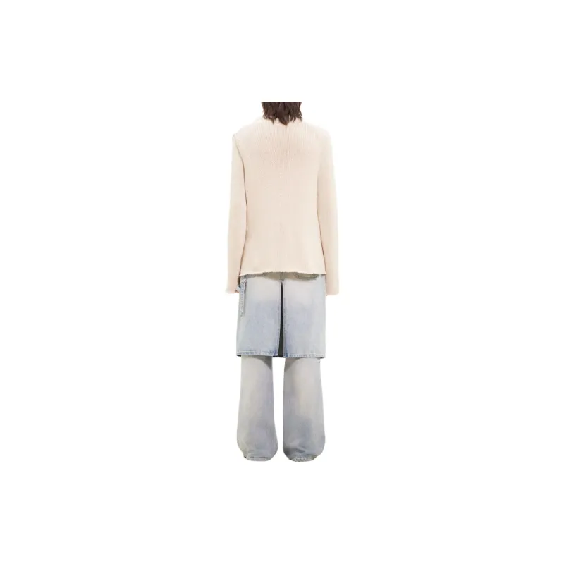 COURREGES Open Side Crewneck Jumper-4