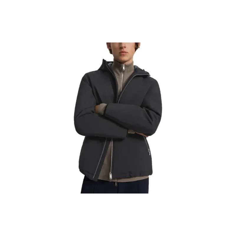 THEORY Jackets Men Charcoal Gray-2