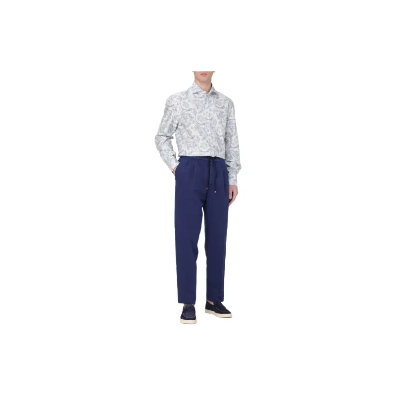 Brunello Cucinelli Mid Rise Tapered Leg Trousers-2