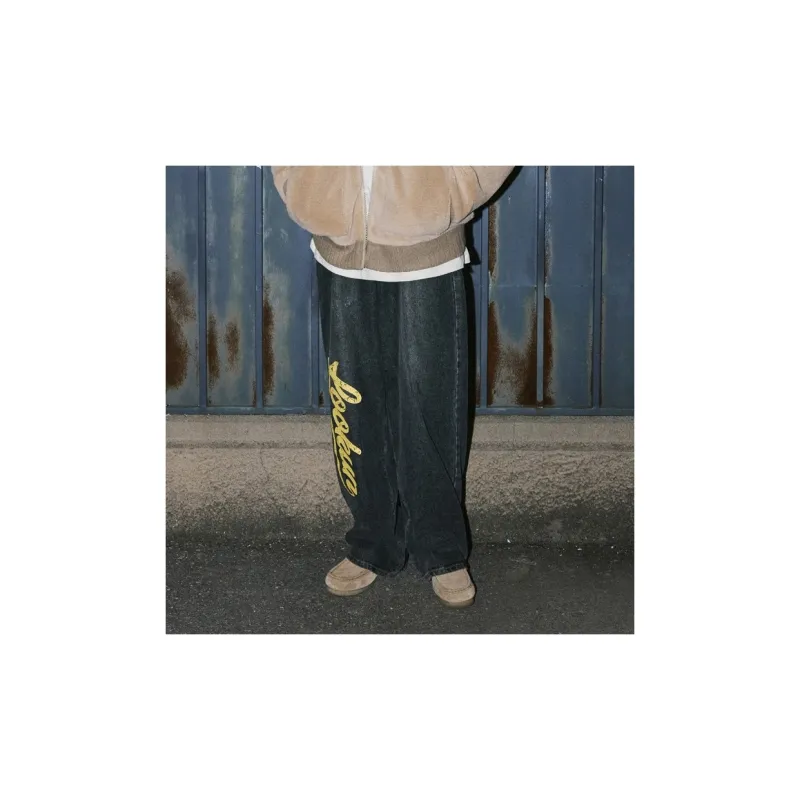 LOOKUN Jeans Men Dark Gray-2