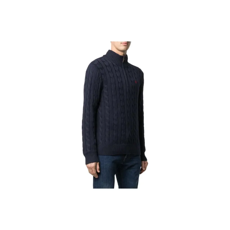 Polo Ralph Lauren Cable Knit Zipped Cardigan-5