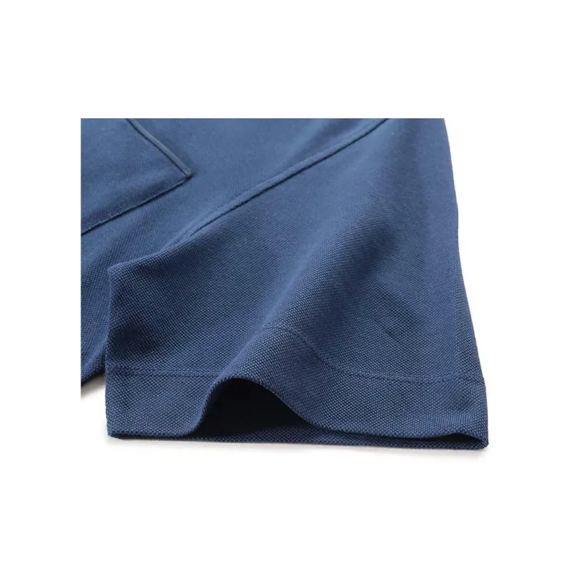 Zegna SS24 Polo Shirt Men's Workwear Blue-4