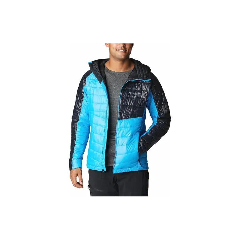 Columbia Platinum Peak Hooded Jacket Jacket Men's Blue-2