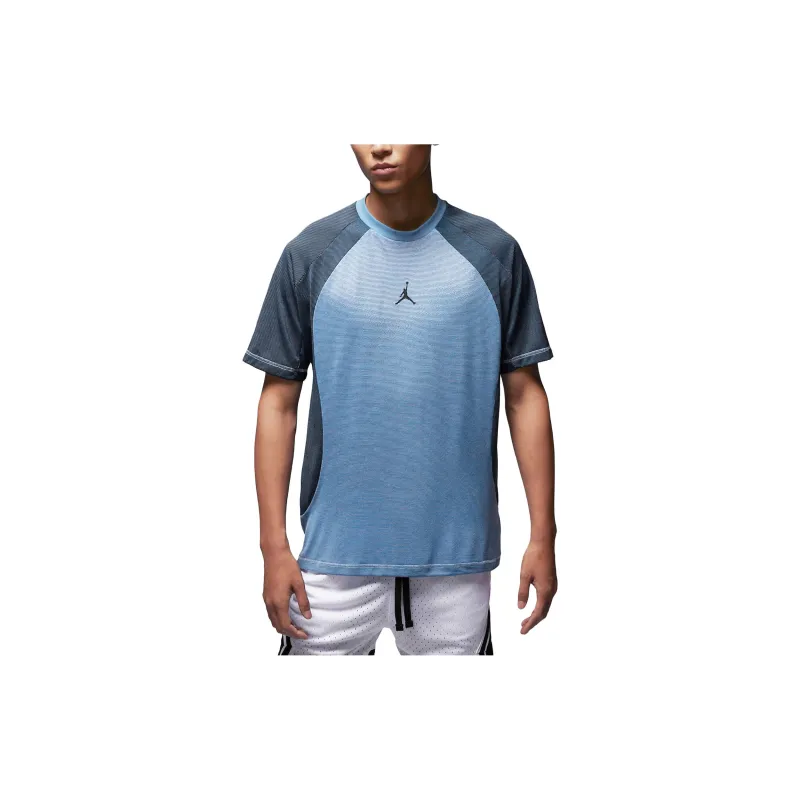 Jordan T Shirts Men Light Sapphire Blue-2