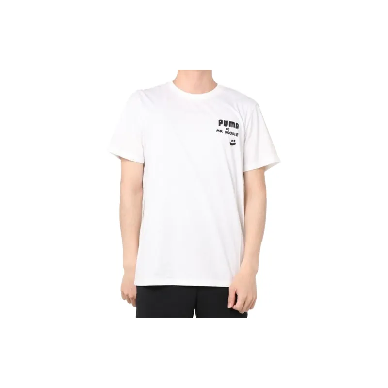 Mr Doodle X PUMA T Shirts Men White-2
