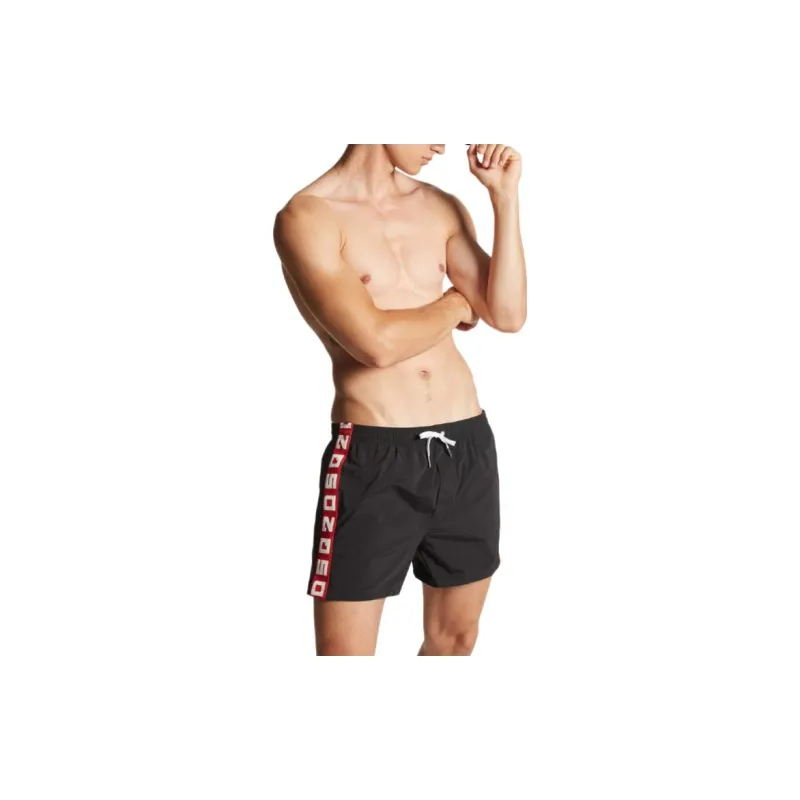 DSQUARED 2 Logo Tape Drawstring Swimming Shorts-2