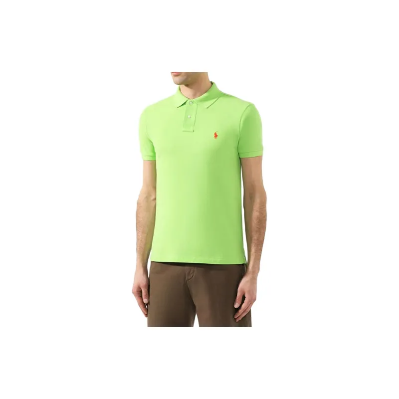Polo Ralph Lauren Logo Embroidered Short Sleeved Polo Shirt-5