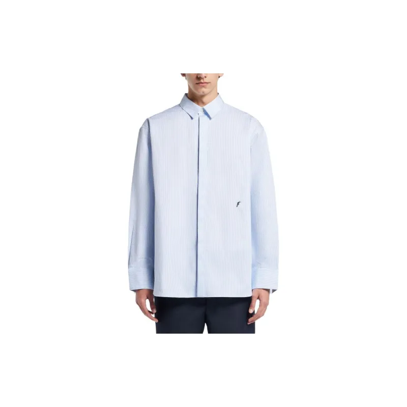 Ferragamo Striped Cotton Shirt-2
