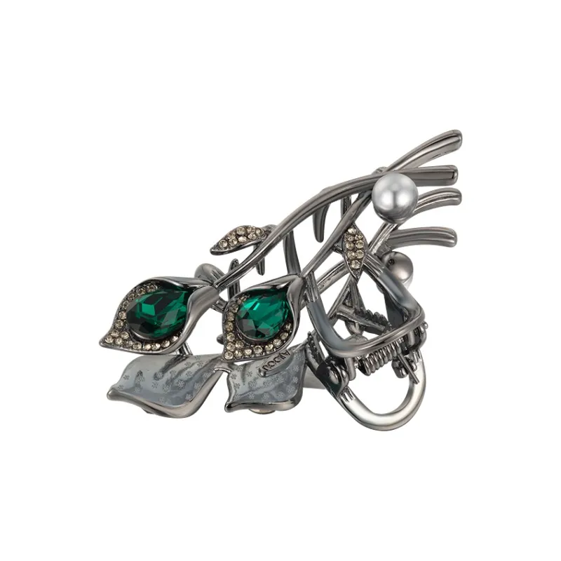 AJIDOU Faux Crystal+Alloy Hair Clips Women's-2