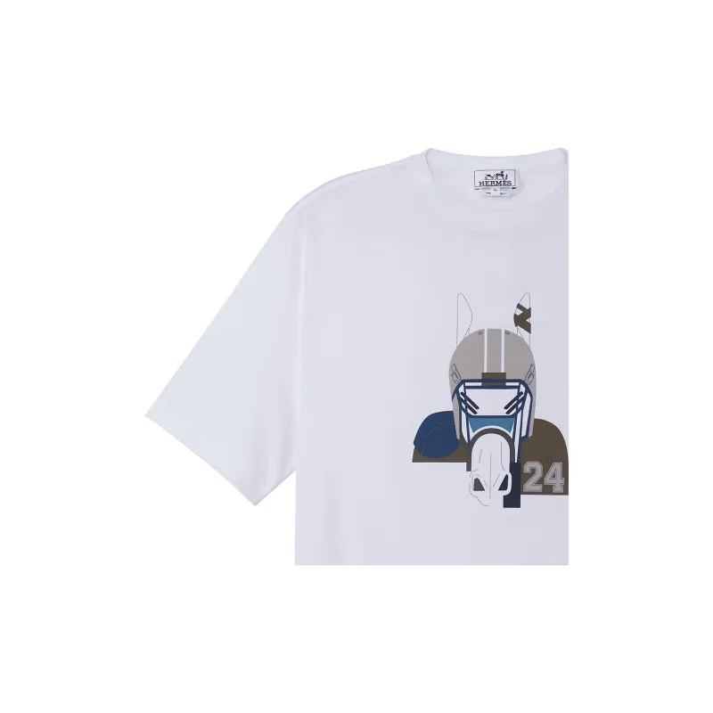 HERMES SS23 T Shirt Men's White-3