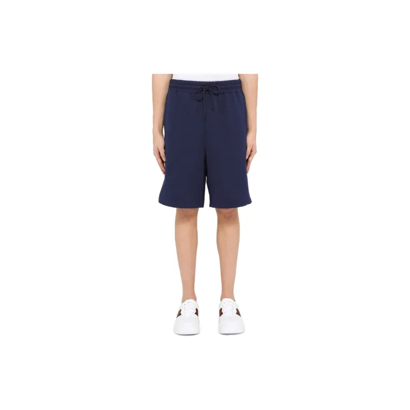 GUCCI SS22 Casual Shorts Men's Navy Blue-1