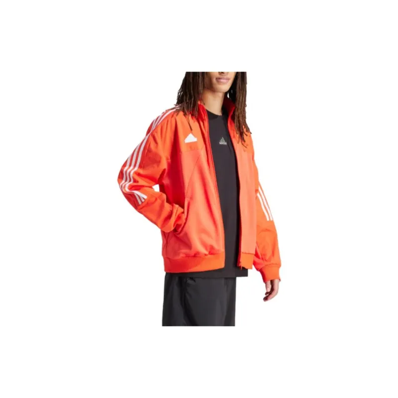 Adidas Material Mix Track Jacket Jackets Coats Men's Orange-3