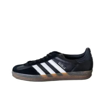 EDIFICE/IENA x Adidas Originals GAZELLE INDOOR Anti Slip Wear Resistant Low Top Skateboard Shoes Unisex Black