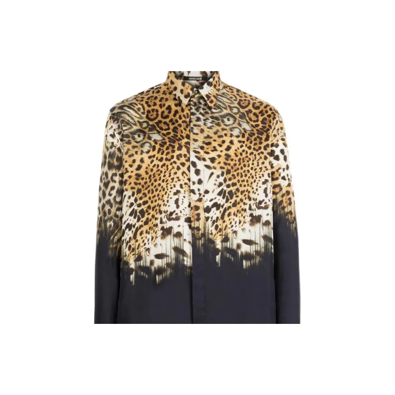 Roberto Cavalli Leopard print Long sleeved Shirt-5